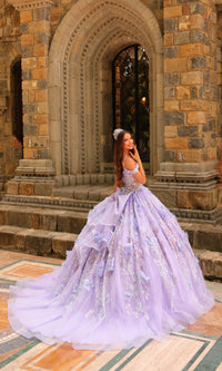 Sheer-Corset Quinceanera Dress: Amarra 54232