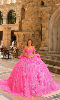 3D Flower Quinceanera Dress: Amarra 54233