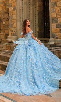 3D Flower Quinceanera Dress: Amarra 54233