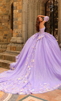 Puff-Sleeve Quinceanera Dress: Amarra 54234