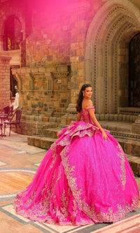 3D Flower Quinceanera Dress: Amarra 54235