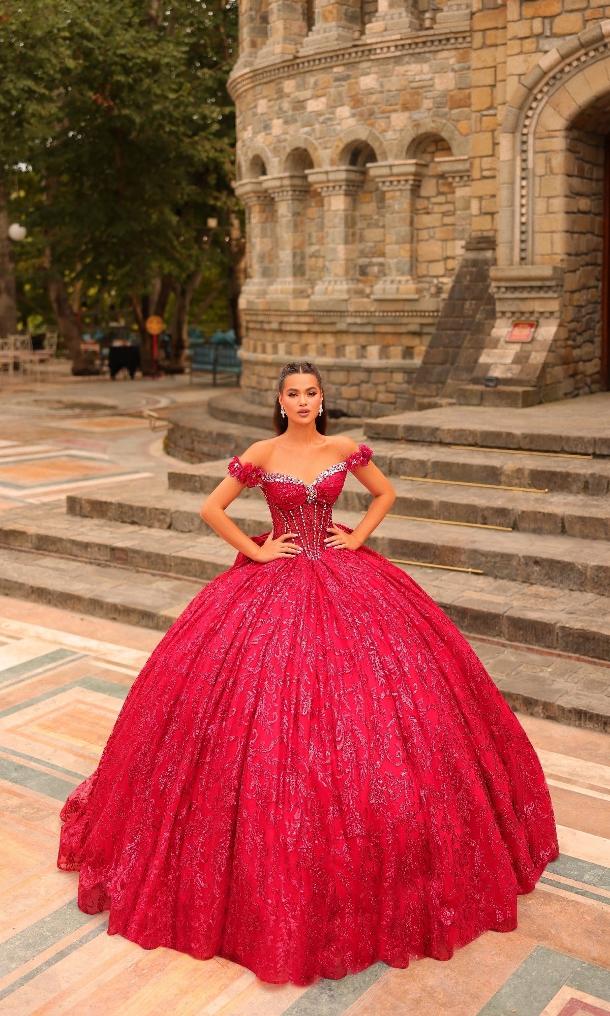 Corset Quinceanera Dress: Amarra 54237