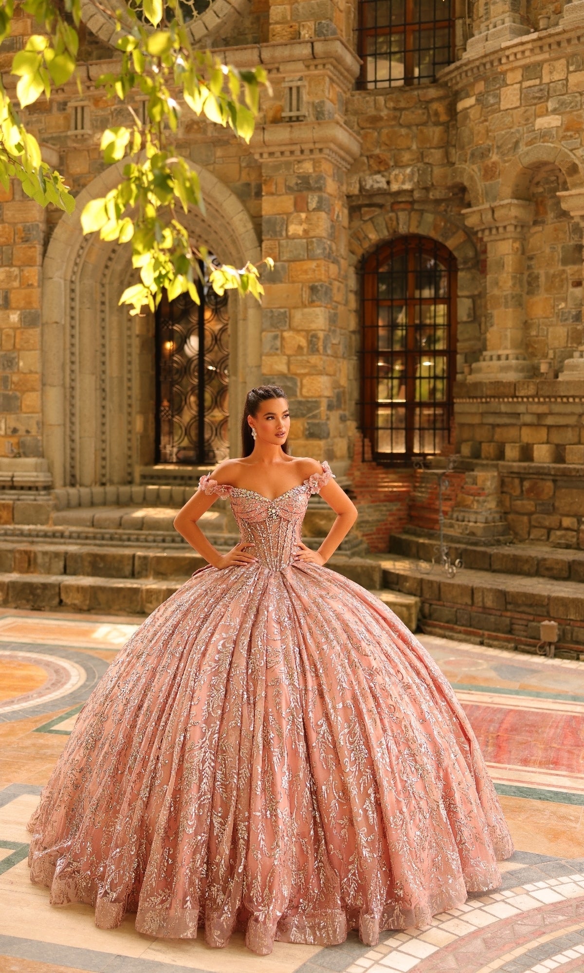 Corset Quinceanera Dress: Amarra 54237