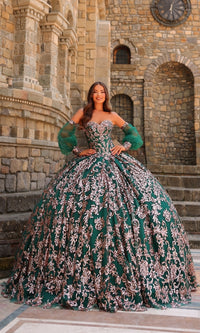 Sequin Quinceanera Dress: Amarra 54238