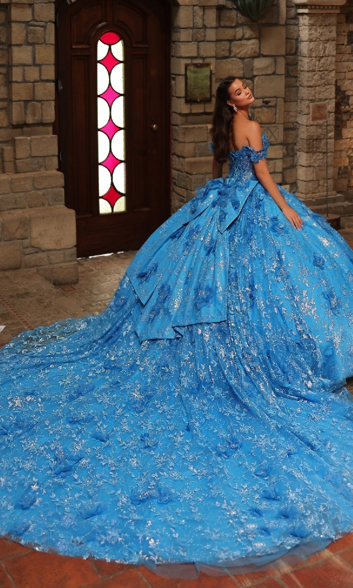 Off-Shoulder Quinceanera Dress: Amarra 54243