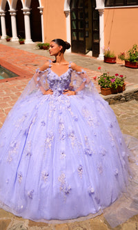 Amarra 54254 Periwinkle Purple Quinceañera Dress