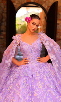 Amarra 54281 Lilac Purple Quinceañera Dress