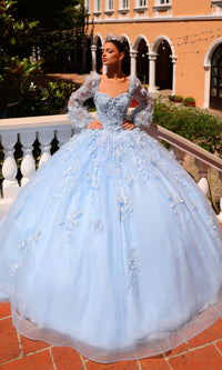 Corset Ball Gown Quinceañera Dress 59290 by Amarra