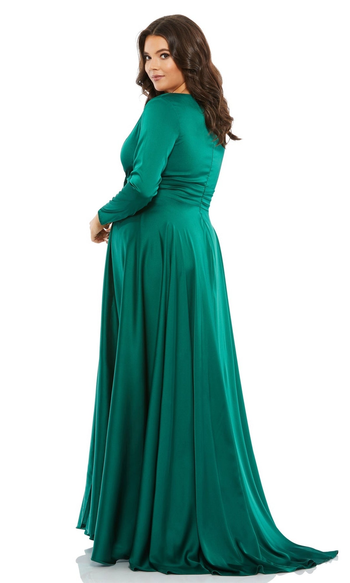 Long Plus-Size Prom Dress 55290 by Mac Duggal