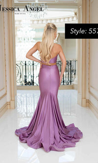 Two-Piece Halter Long Prom Gown: Jessica Angel 557