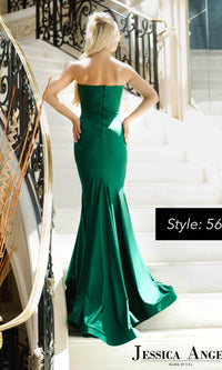 Strapless Long Mermaid Prom Dress: Jessica Angel 568