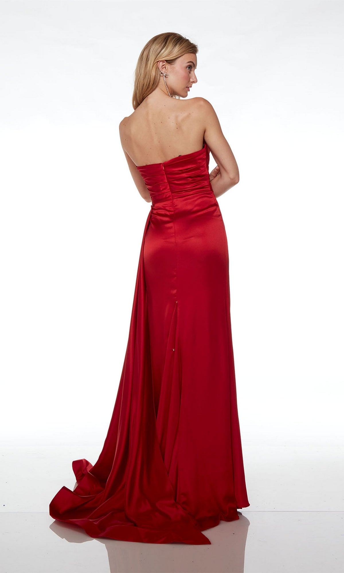 Alyce Off-Shoulder Cowl-Neck Long Prom Dress 61571