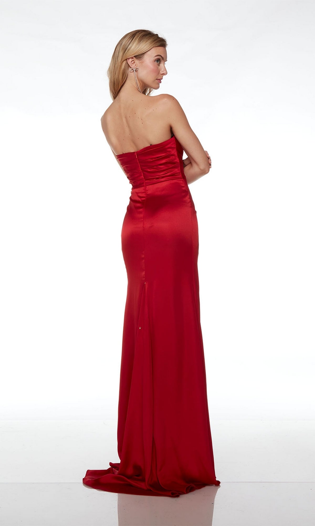 Alyce Off-Shoulder Cowl-Neck Long Prom Dress 61571