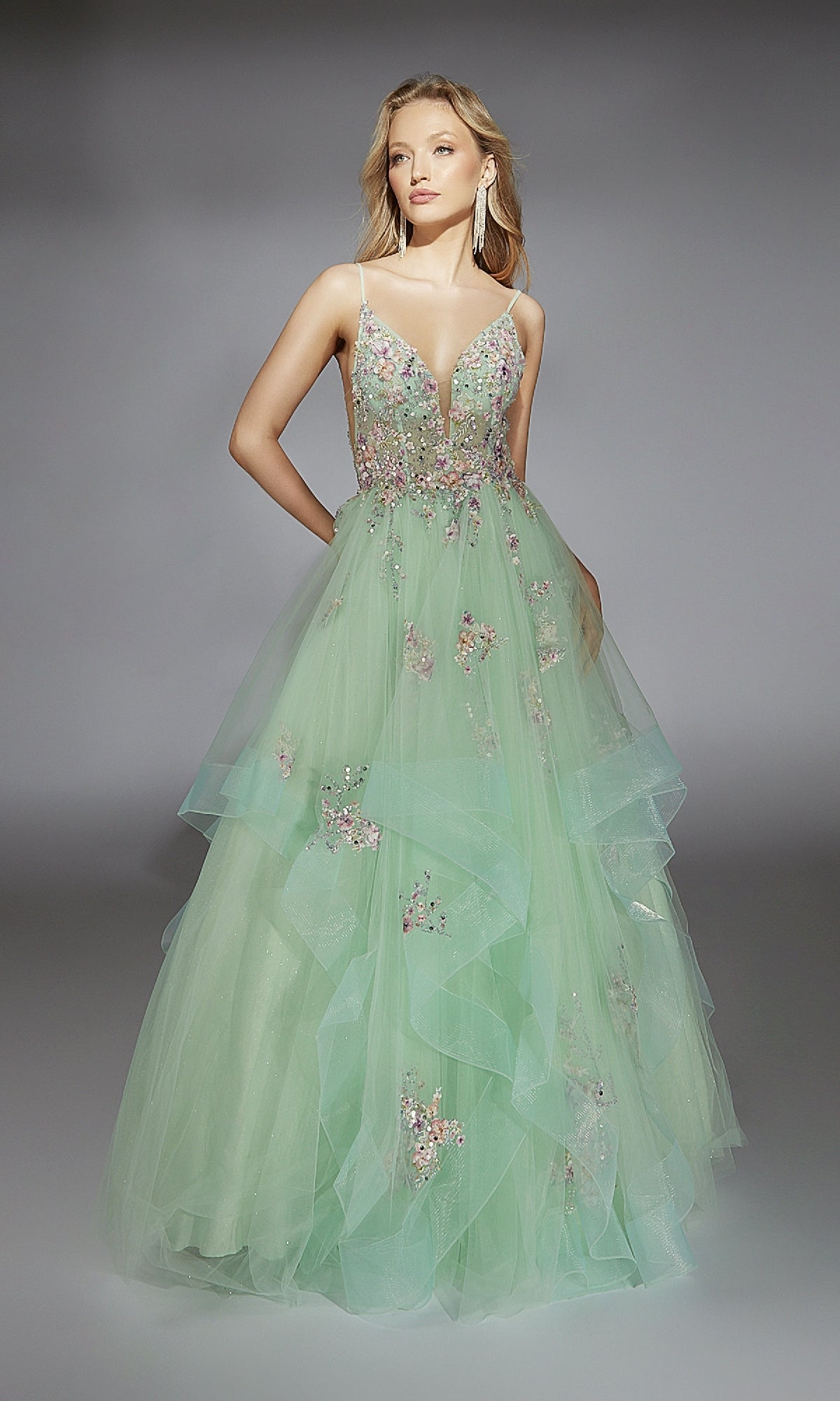 Long Prom Dress: Alyce 61735