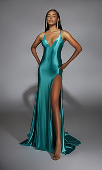 Long Prom Dress: Alyce 61875