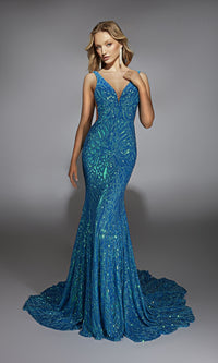 Long Prom Dress: Alyce 61876