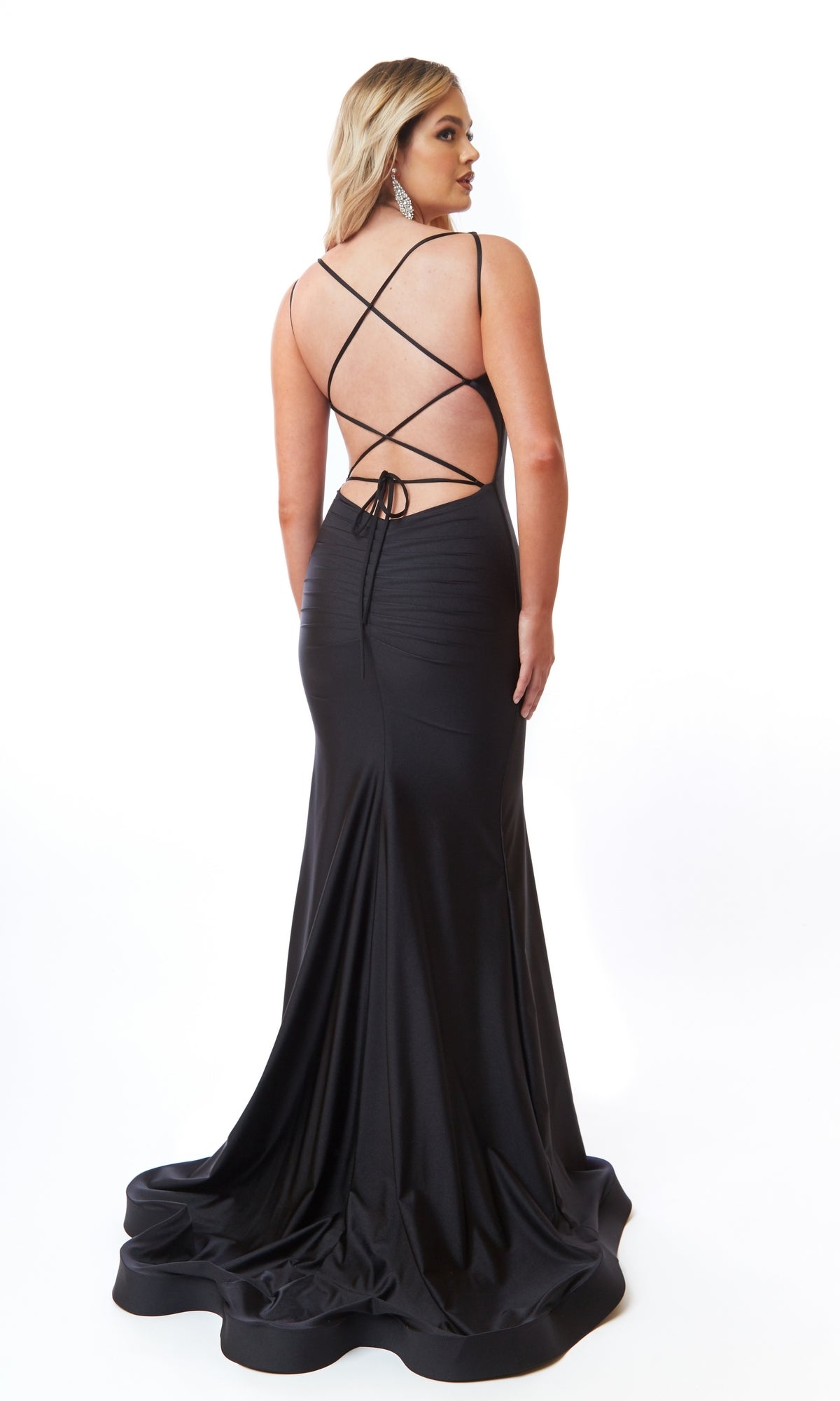 Square-Neck Long Prom Dress: Atria 6704H