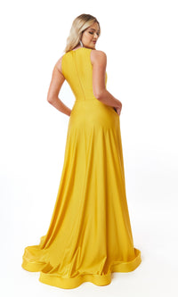 Cut-Out Long A-Line Prom Dress: Atria 6706H