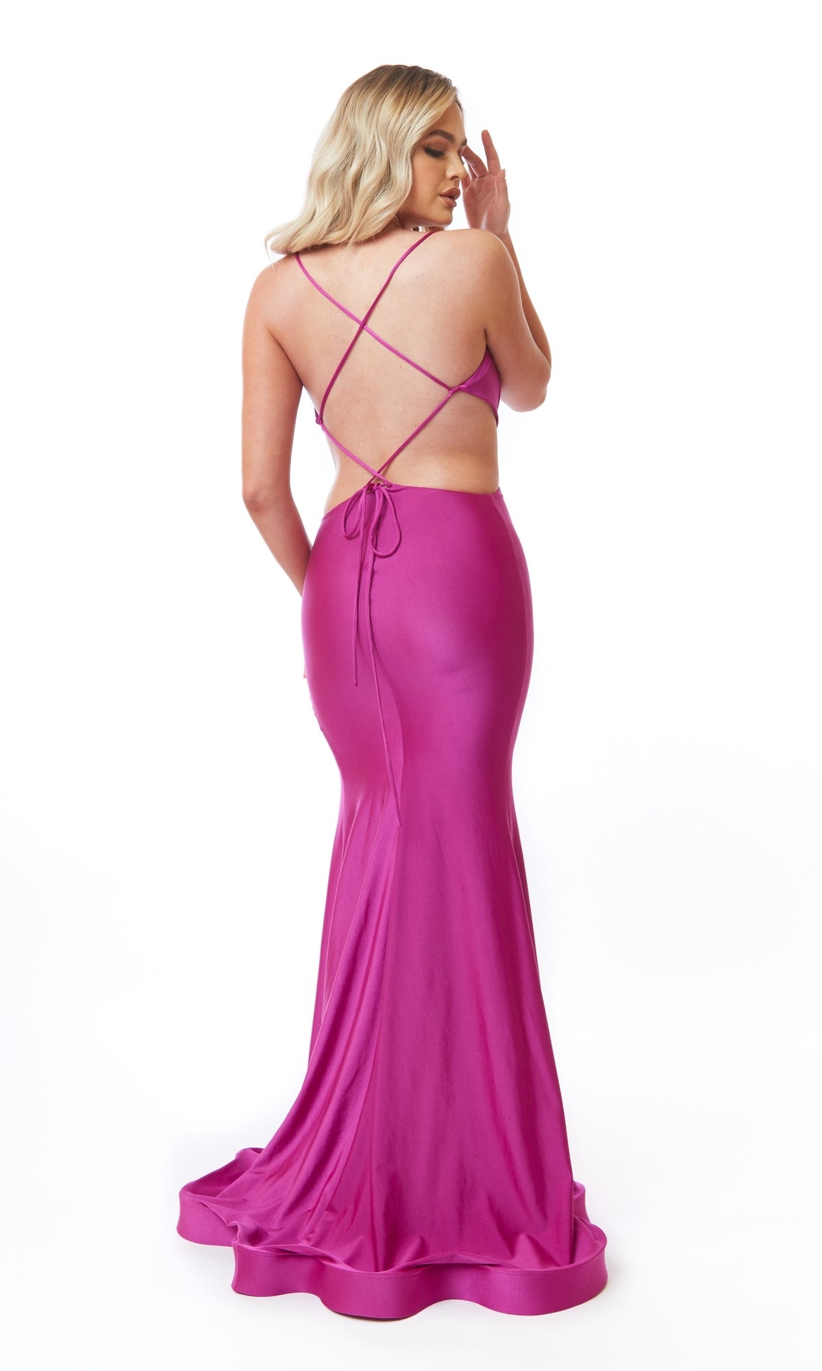 Sexy Long Cut-Out Prom Dress: Atria 6717H