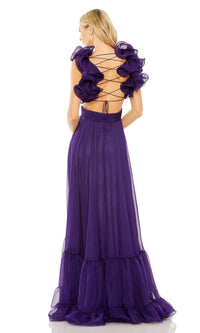 Mac Duggal Empire-Waist Cut-Out Formal Dress 67911