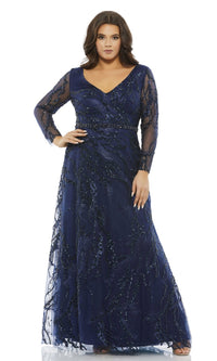 Long Plus-Size Prom Dress 67922 by Mac Duggal