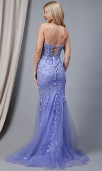 Strapless Sweetheart Long Mermaid Prom Dress 7024