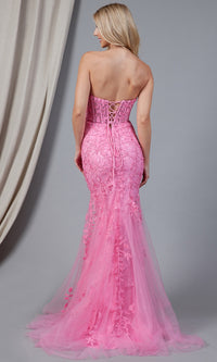 Strapless Sweetheart Long Mermaid Prom Dress 7024