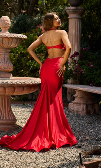 Long Halter Prom Dress: Atria 7034H