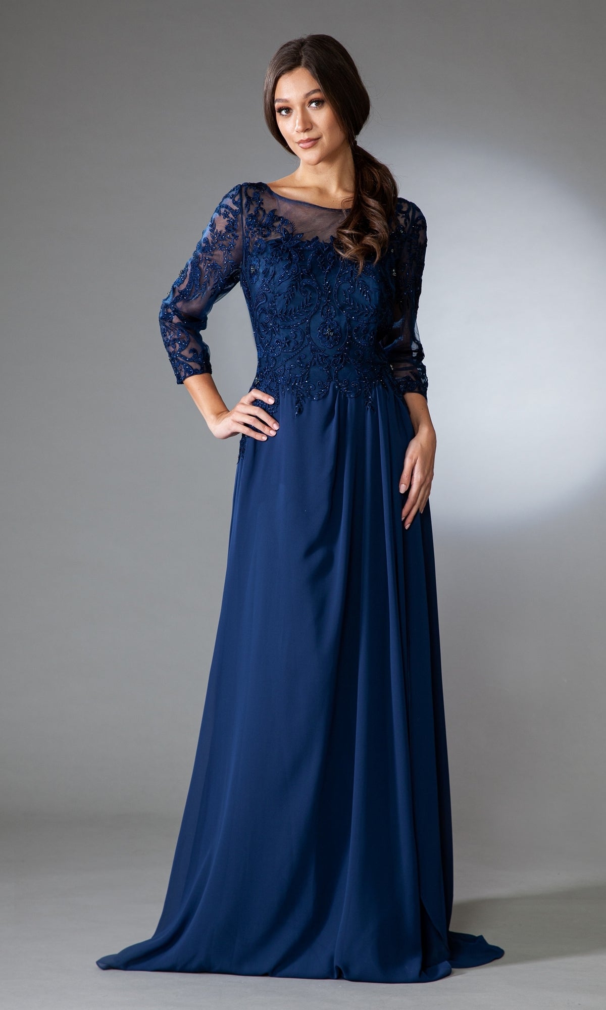 Modest mother of the bride dresses with sleeves on sale