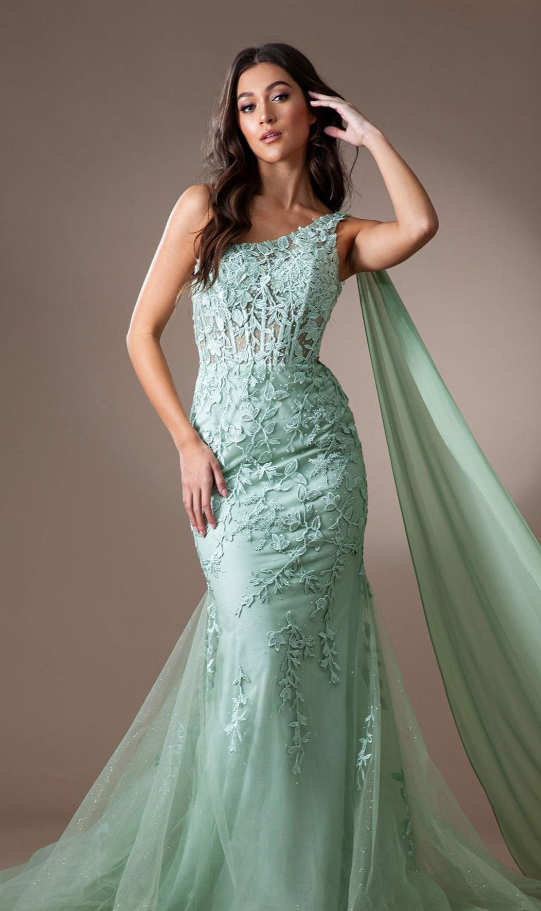 Amelia Champagne Prom Dresses