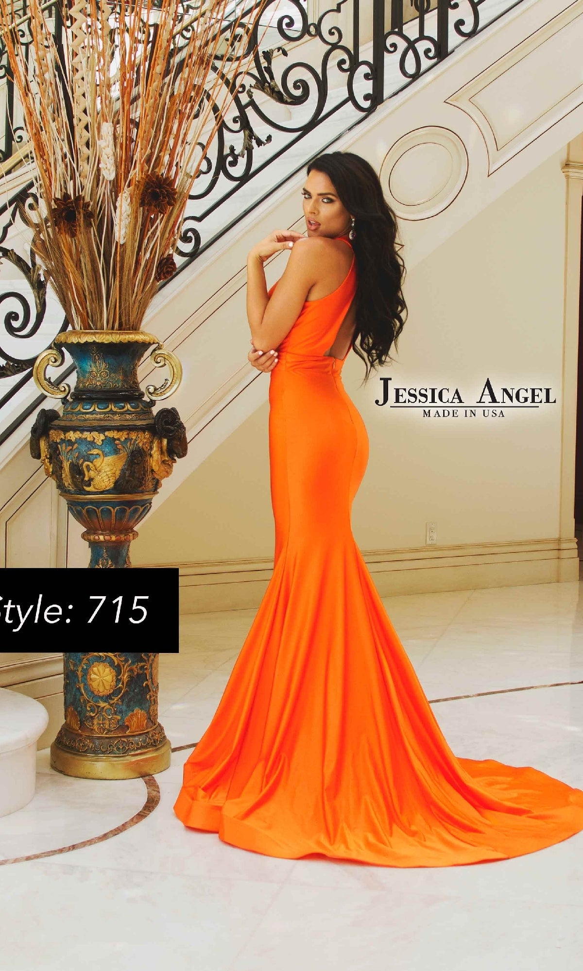 Cut-Out Long Formal Dress: Jessica Angel 715