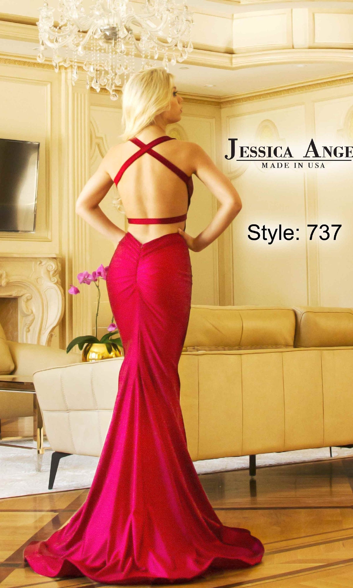 Tight Long Mermaid Prom Dress: Jessica Angel 737