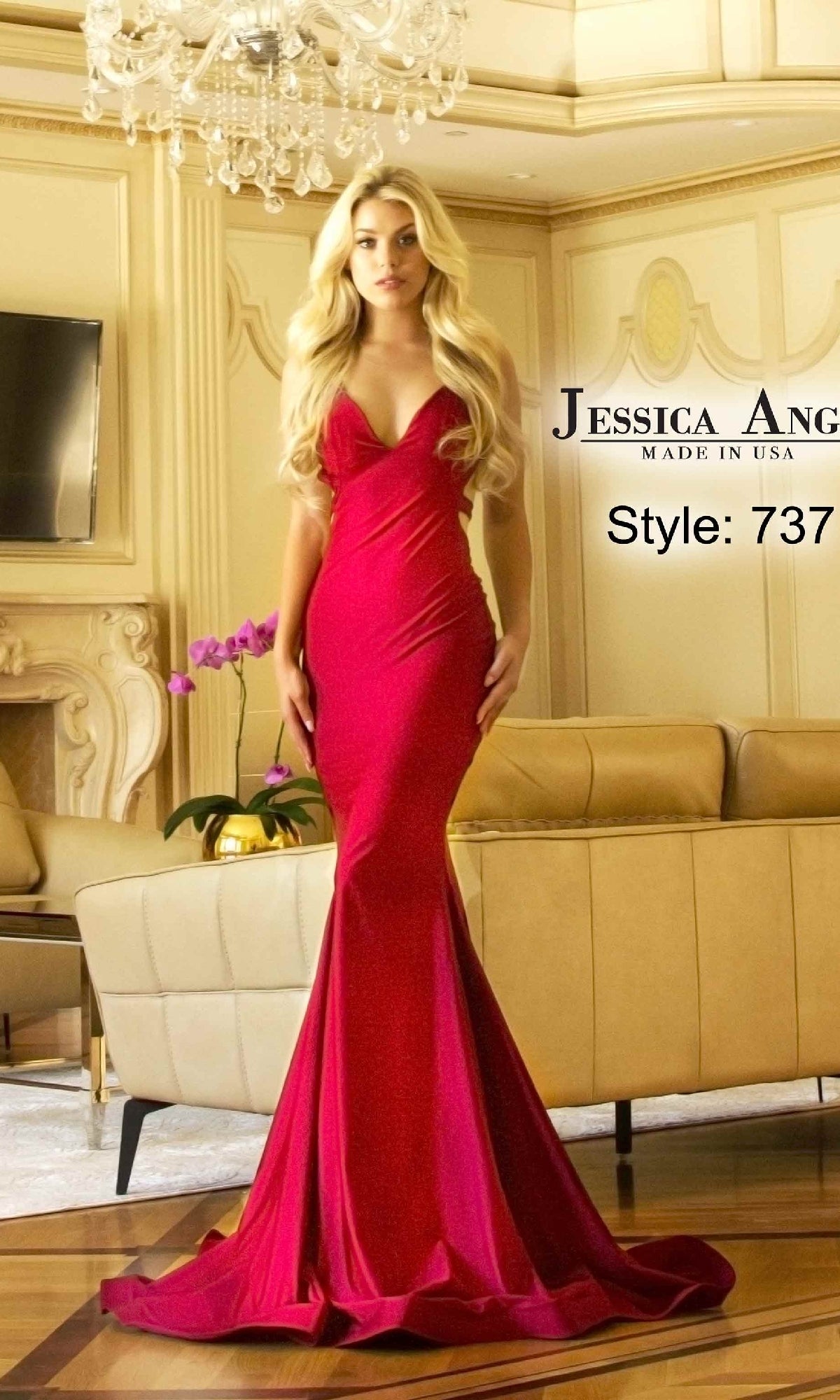 Tight Long Mermaid Prom Dress: Jessica Angel 737