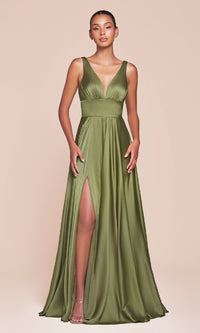 Sleeveless Classic Long Prom Dress: Ladivine 7469