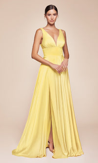 Sleeveless Classic Long Prom Dress: Ladivine 7469