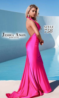 Long Halter Mermaid Formal Dress: Jessica Angel 758