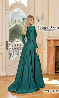 Long Sleeve Long Formal Dress: Jessica Angel 769