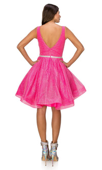 Short Glitter Princess Homecoming Dress 8047J