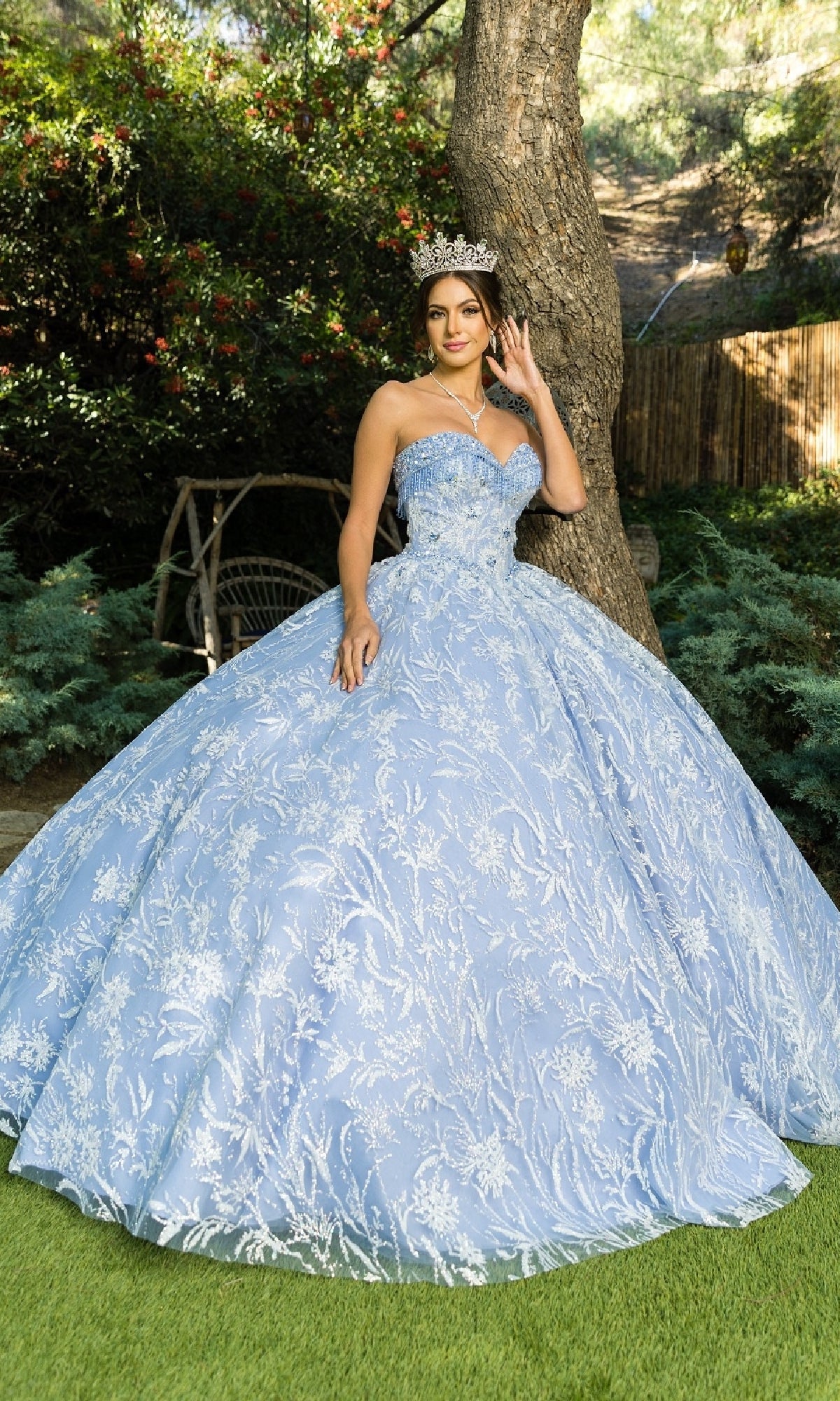 Cinderella Couture 8071J Long Quinceanera Dress