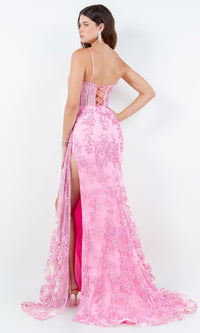 Pastel Glitter Prom Dress: Cinderella Couture 8079J