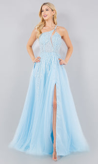 Pastel Tulle Prom Dress: Cinderella Couture 8118J