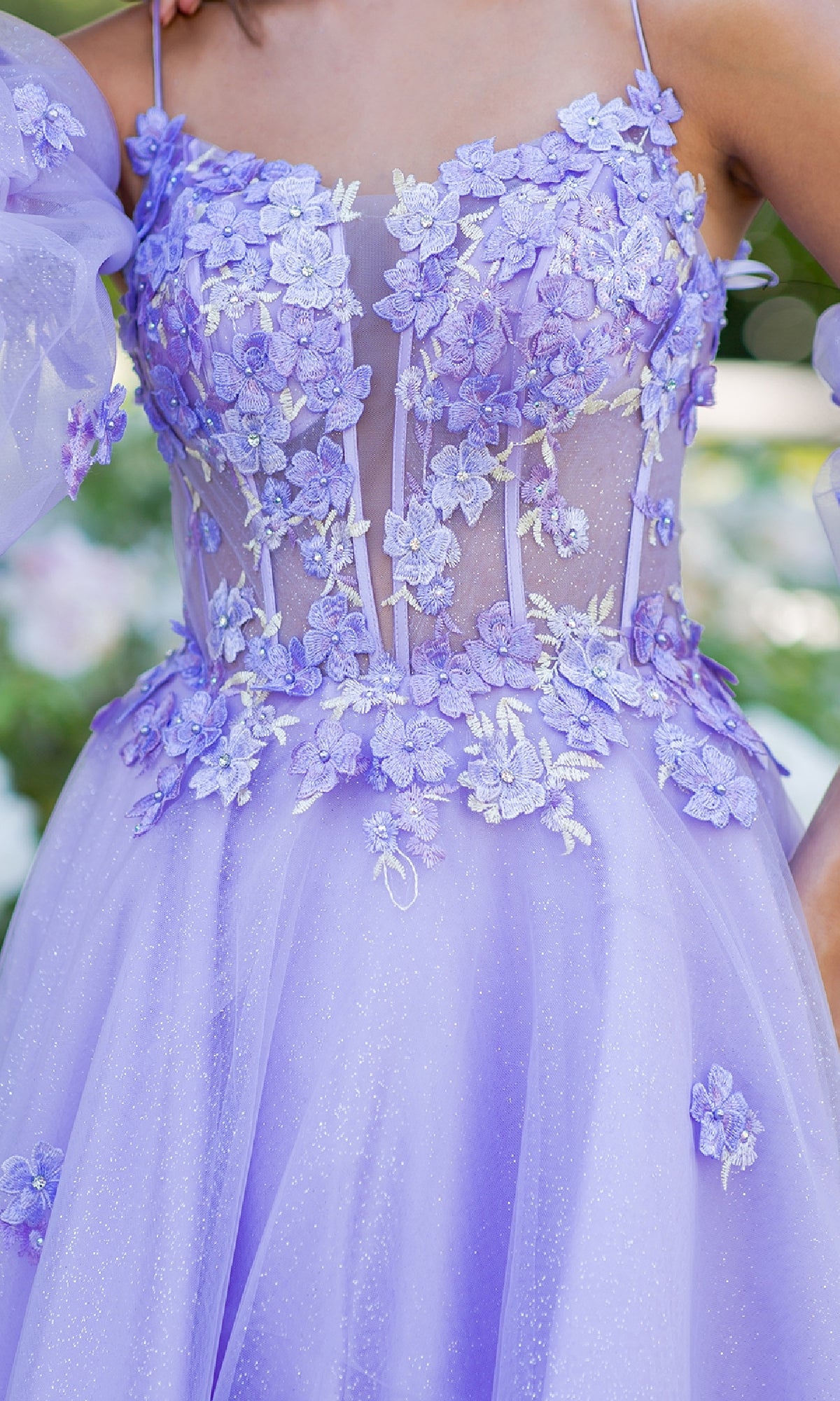 Lilac Purple Prom Ball Gown 8130J