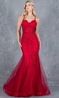 Long Prom Dress: Cinderella Couture 8175J