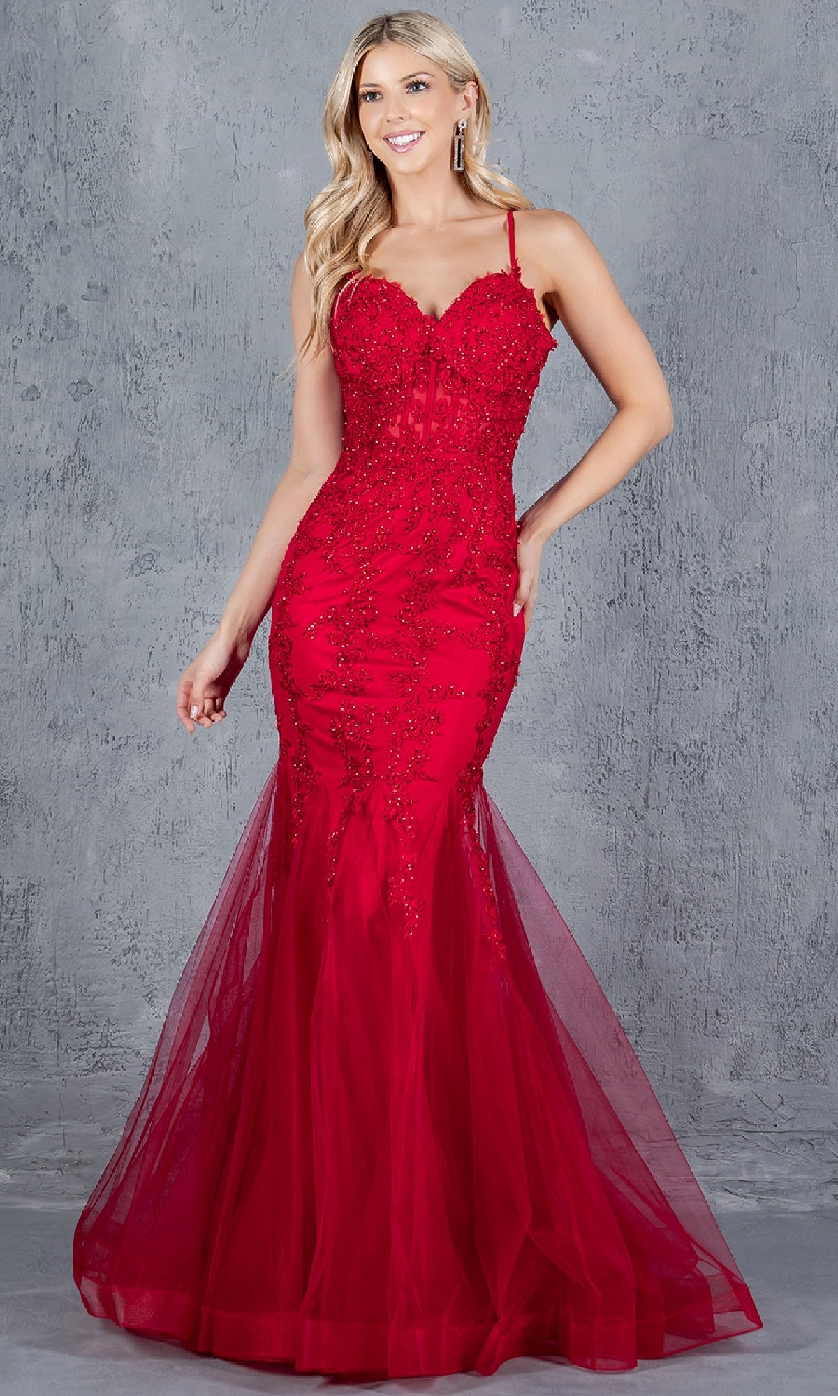 Long Prom Dress: Cinderella Couture 8175J