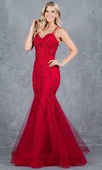 Long Prom Dress: Cinderella Couture 8175J