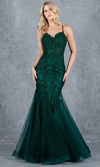 Long Prom Dress: Cinderella Couture 8175J