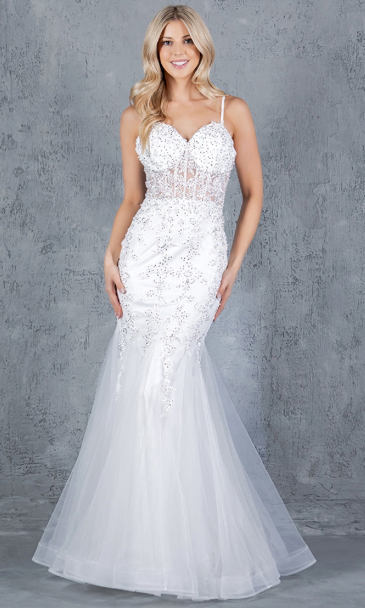 Long Prom Dress: Cinderella Couture 8175J