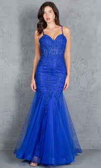 Long Prom Dress: Cinderella Couture 8175J