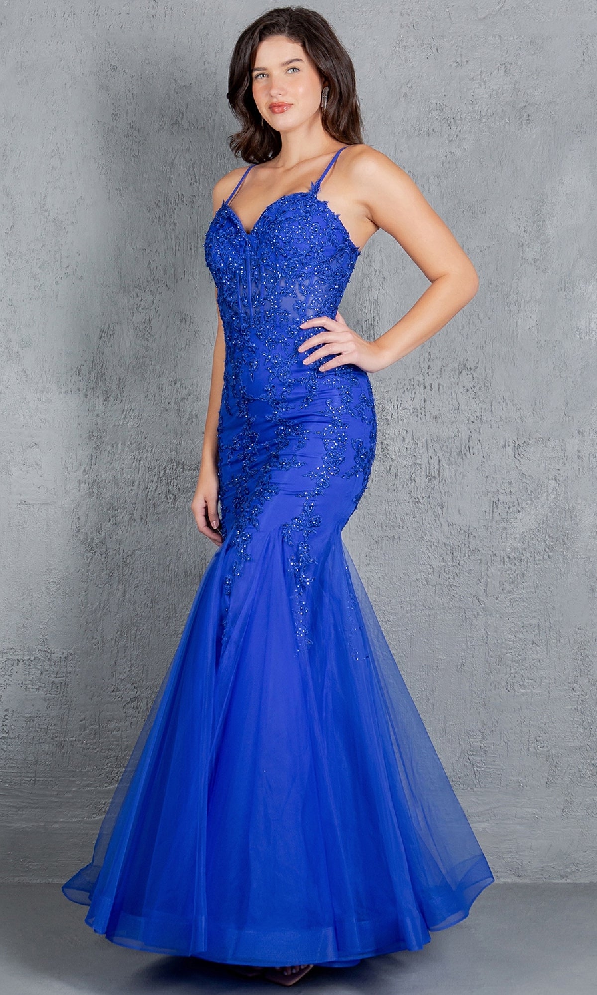 Long Prom Dress: Cinderella Couture 8175J