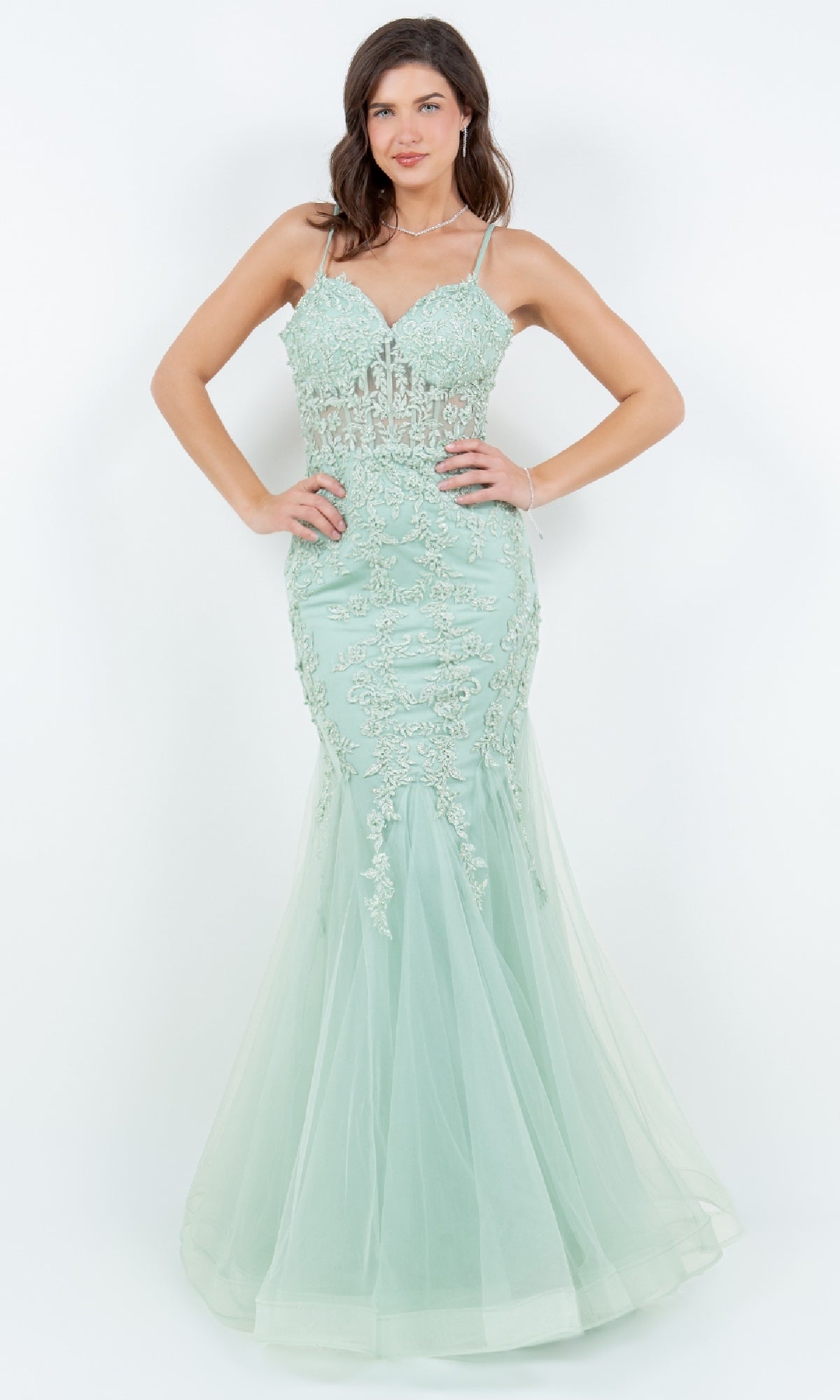 Long Prom Dress: Cinderella Couture 8175J